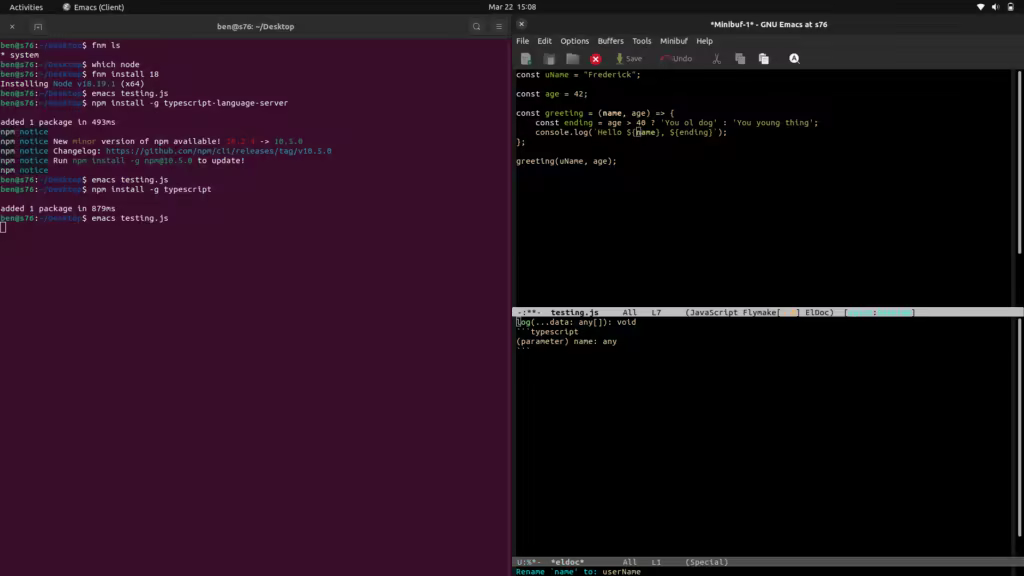 Compiling Emacs 29 on Ubuntu LTS 22.04