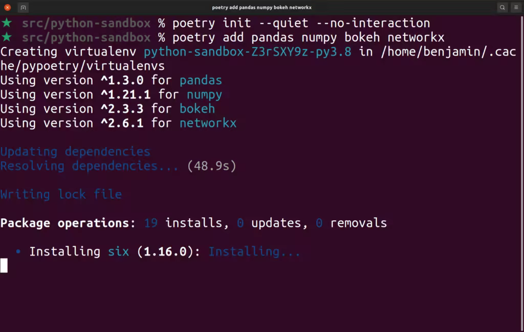 Python Dev Environment under Ubuntu in 2021